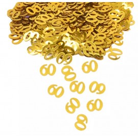 Konfetti foliowe 60 urodziny