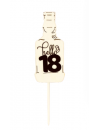 Topper na tort hello 18 whisky - drewniany