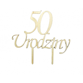 Topper na tort 50 urodziny,...