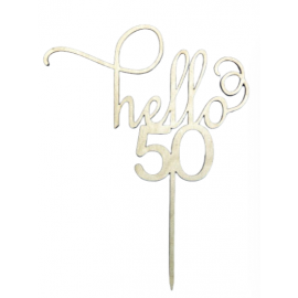 Topper na tort hello 50,...
