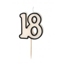 Świeczka urodzinowa liczba 18