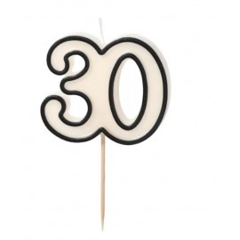 Świeczka urodzinowa liczba 30