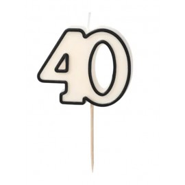 Świeczka urodzinowa liczba 40