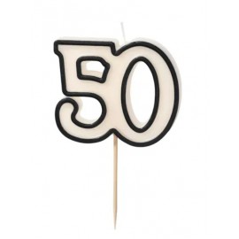Świeczka urodzinowa liczba 50