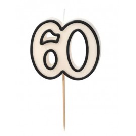 Świeczka urodzinowa liczba 60