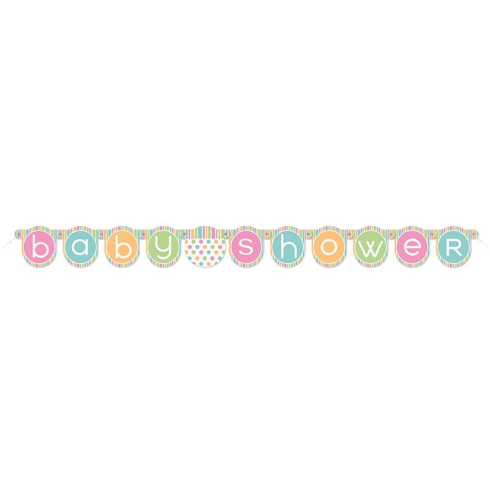 Baner Baby shower, 132 cm, kolorowy