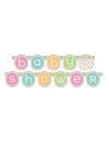 Baner Baby shower, 132 cm, kolorowy