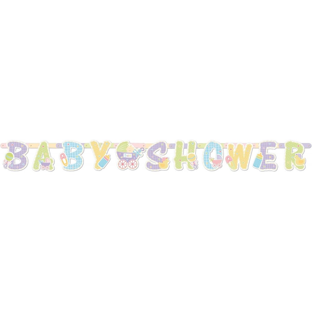 Baner Baby shower, 210 cm, kolorowy