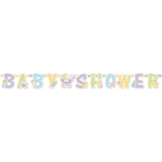Baner Baby shower, 210 cm, kolorowy