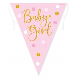 Dekoracja banner Baby Girl...