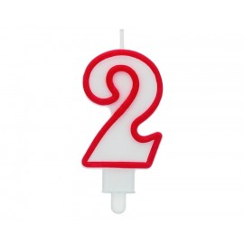 Świeczka cyferka "2",...