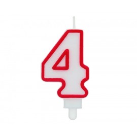 Świeczka cyferka "4",...
