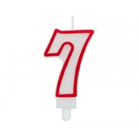 Świeczka cyferka "7",...