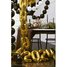 Balon foliowy Cyfra ''2'', 35cm, złoty
