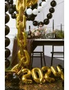 Balon foliowy Cyfra ''4'', 35cm, złoty