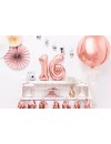 Balon foliowy Cyfra ''1'', 35cm, różowe złoto