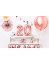 Balon foliowy Cyfra ''2'', 35cm, różowe złoto