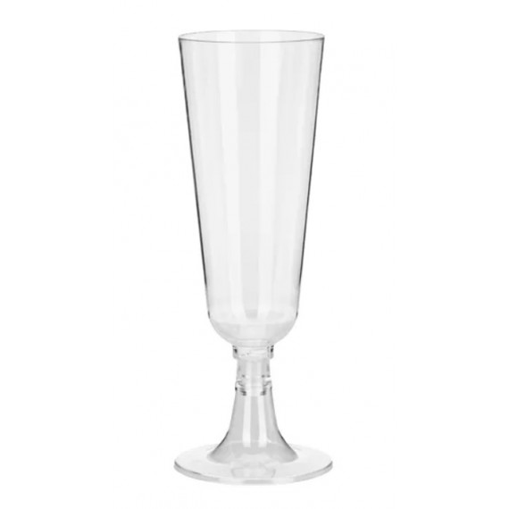 Kieliszki plastikowe do szampana, 150 ml