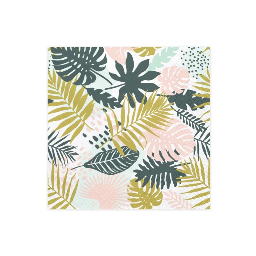 Serwetki Aloha - Liście, 33x33cm