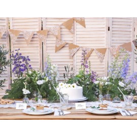 Topper na tort Mr&Mrs, srebrny