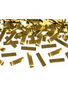 Tuba z konfetti, złoty, 80 cm