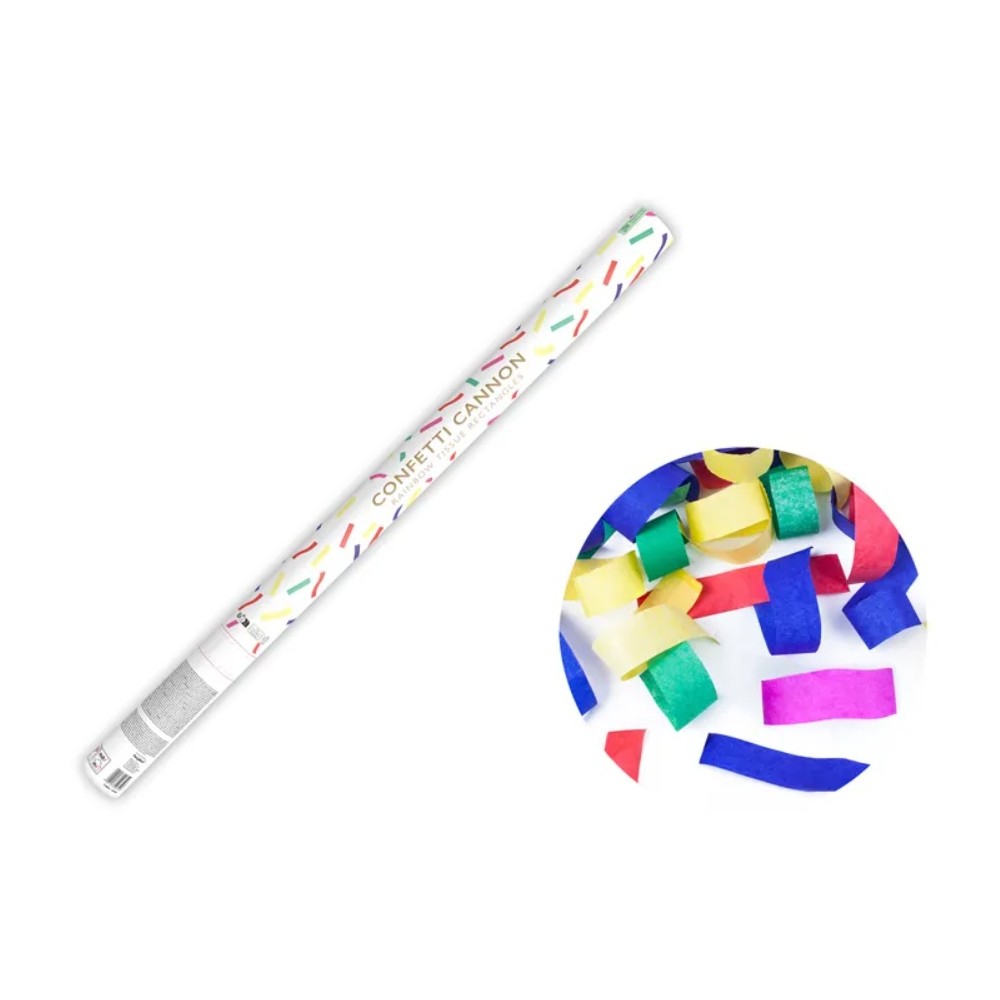 Tuba z konfetti, mix, 40cm