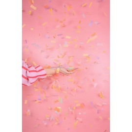 Tuba strzelająca paskami w kolorach pastelowych, długość 20 cm