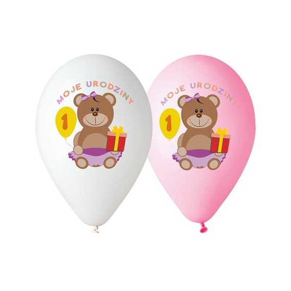 Balony lateksowe Moje 1 urodziny