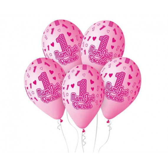 Balony lateksowe Moje już roczek