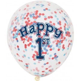 Balony lateksowe z konfetti...