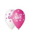 Balony lateksowe baby girl
