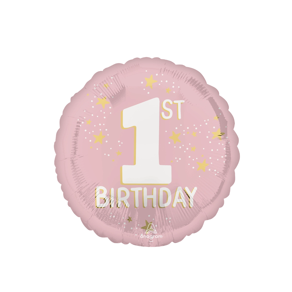 Balon foliowy 17'', Little miss one-derful 1st Birthday