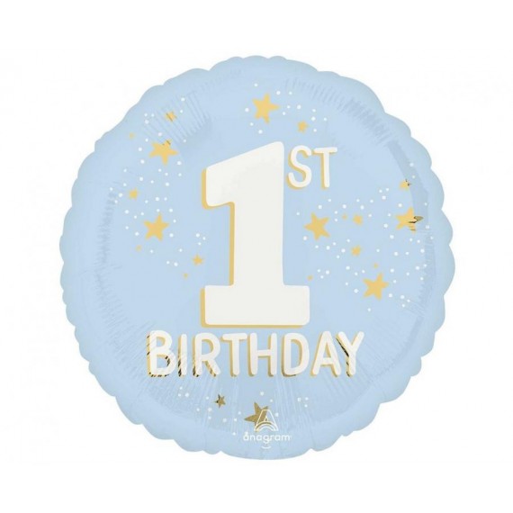 Balon foliowy 17" Little Mister Wonderful 1st Birthday