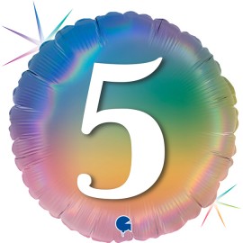 Balon foliowy 18", Cyfra 5...