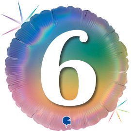 Balon foliowy 18", Cyfra 6...