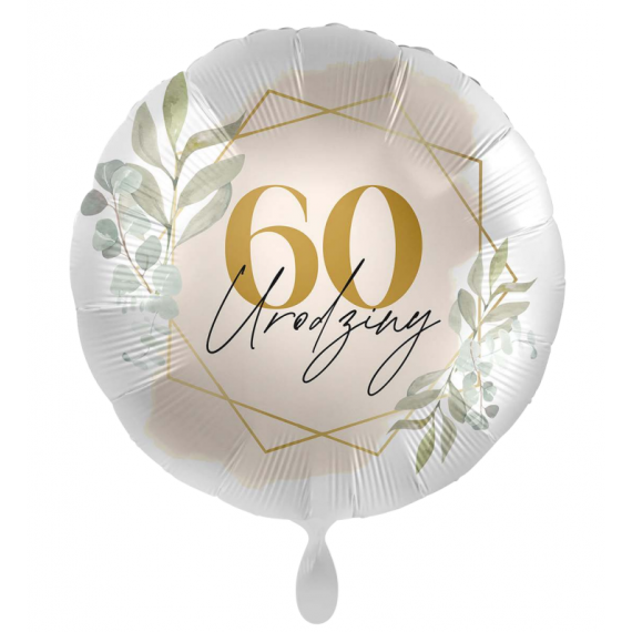 Balon foliowy 17", 60 urodziny