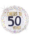 Balon foliowy 18", Cheers To 50 Years