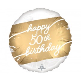 Balon foliowy 17", Golden...