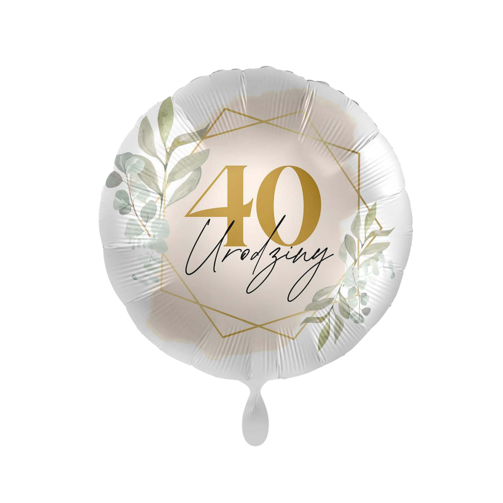 Balon foliowy 17'', 40 urodziny