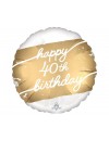 Balon foliowy 17", Golden age 40
