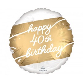 Balon foliowy 17", Golden...