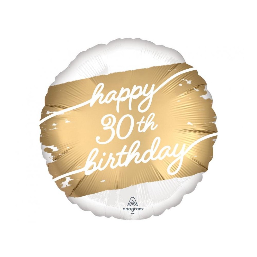 Balon foliowy 17", Golden age 30