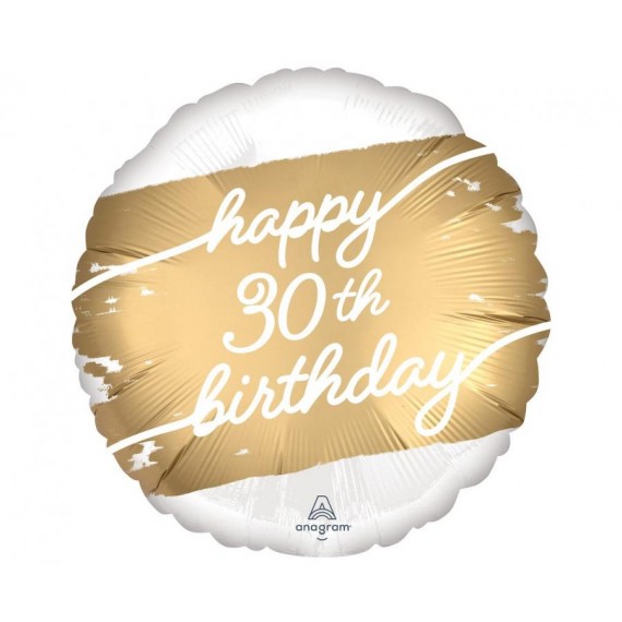 Balon foliowy 17", Golden age 30