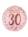 Balon foliowy 17'', Pretty Pink 30th birthday