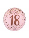 Balon foliowy 17" Pretty pink 18th birthday