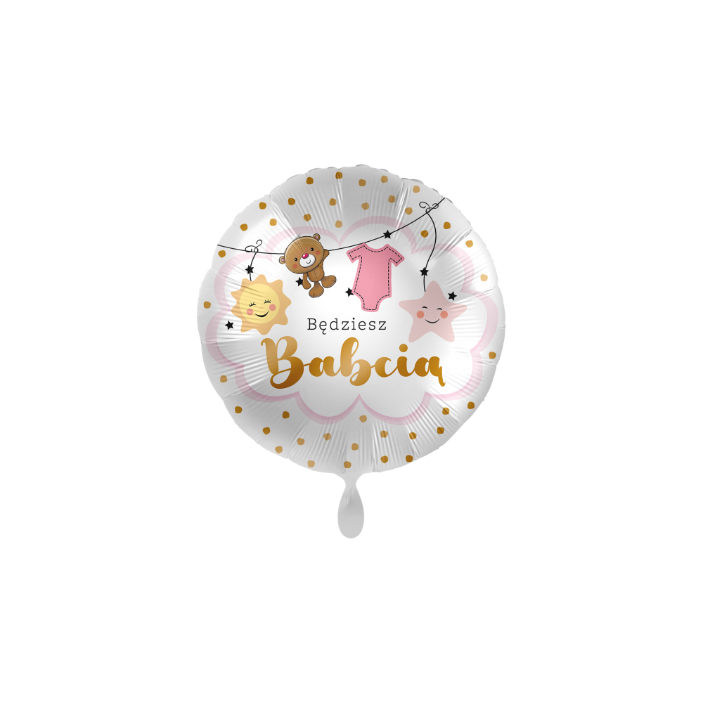 Balon foliowy 17'', Będziesz Babcią