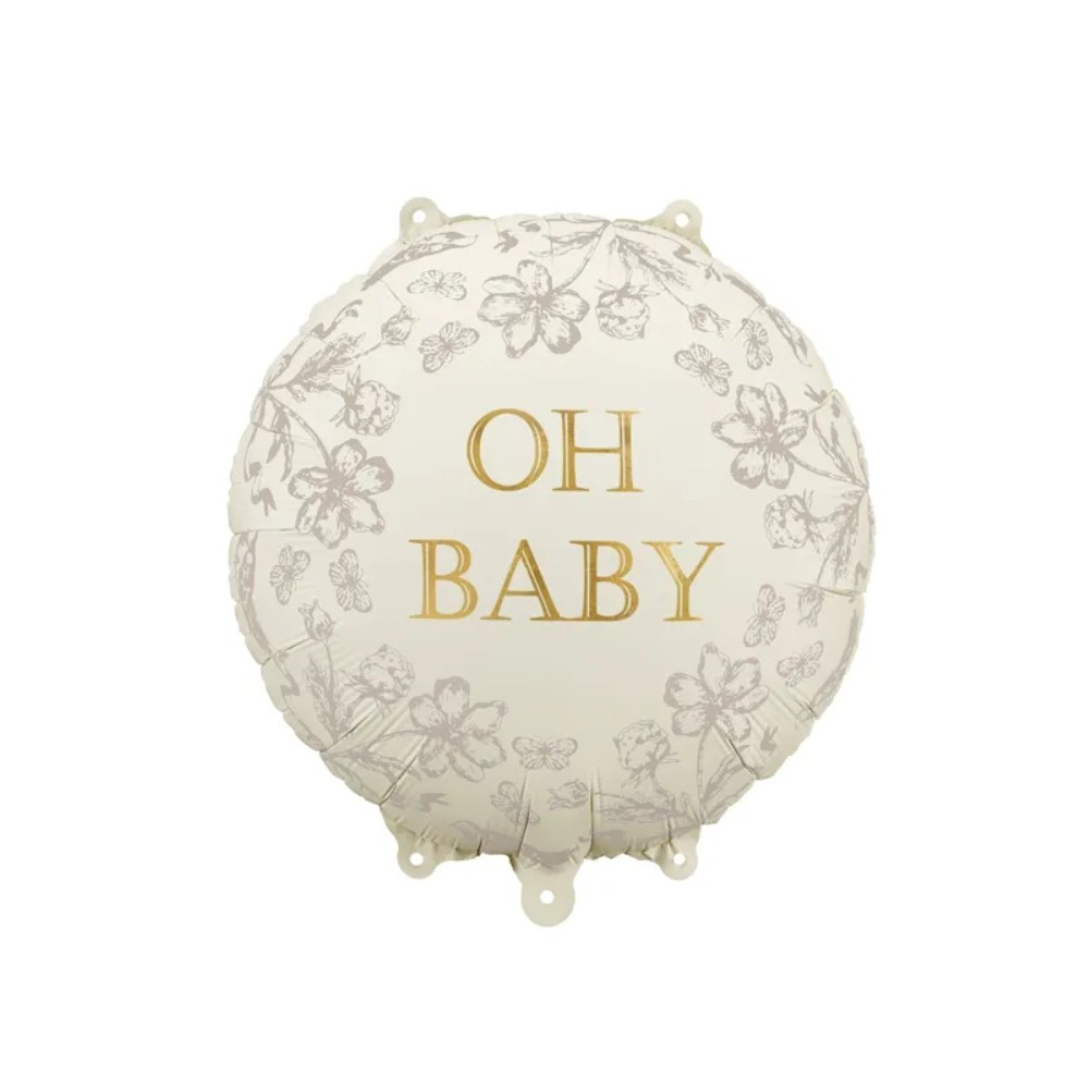 Balon foliowy pastylka Oh Baby, 35x35 cm