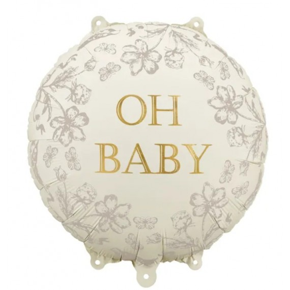 Balon foliowy pastylka Oh Baby, 35x35 cm