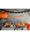 Balon foliowy Dynia w paski, 39x38 cm