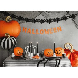 Balon foliowy Dynia w paski, 39x38 cm